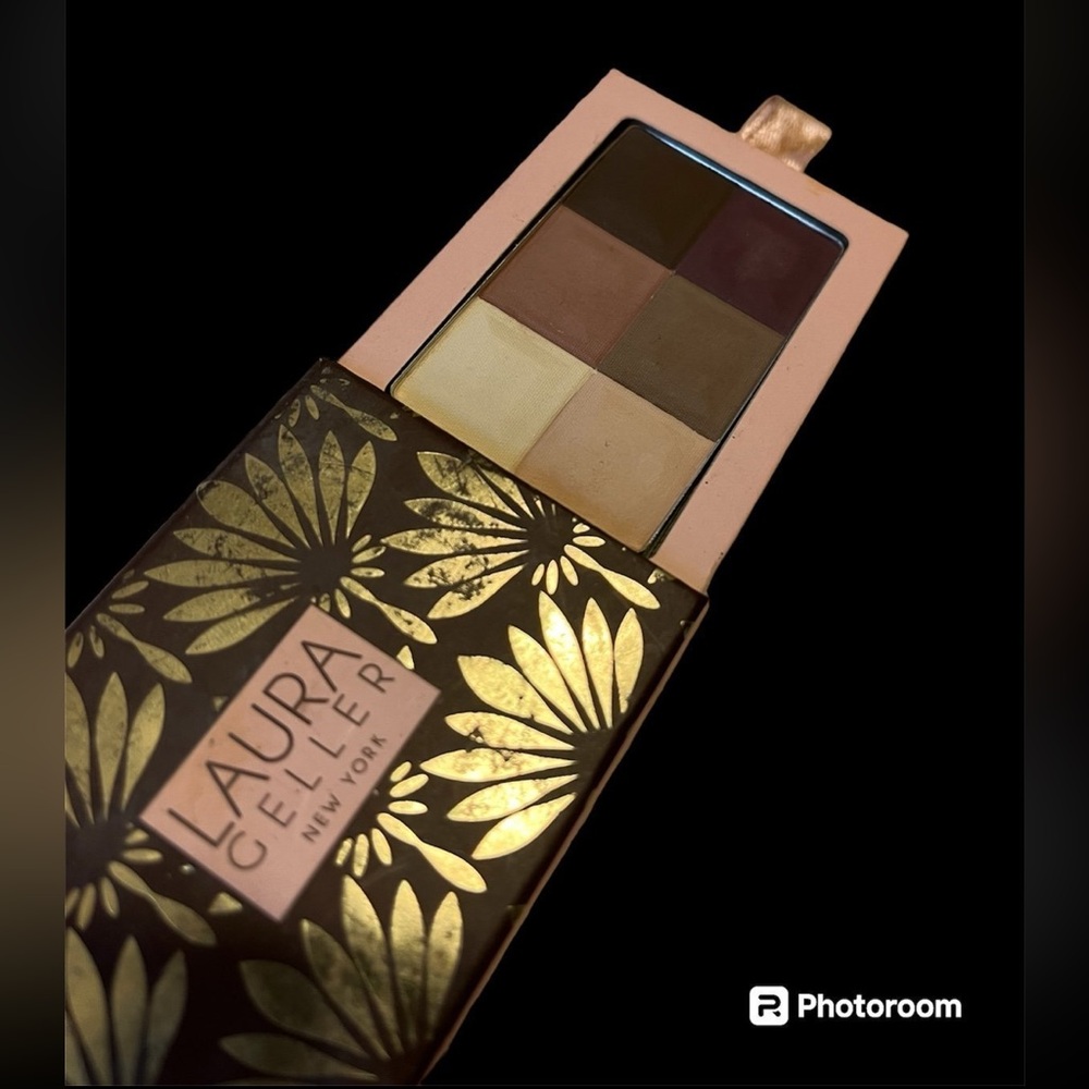 Laura Geller•NEW!! 6 SHADE BAKED EYE SHADOW Palette (Mocha .35oz) - Picture 6 of 7